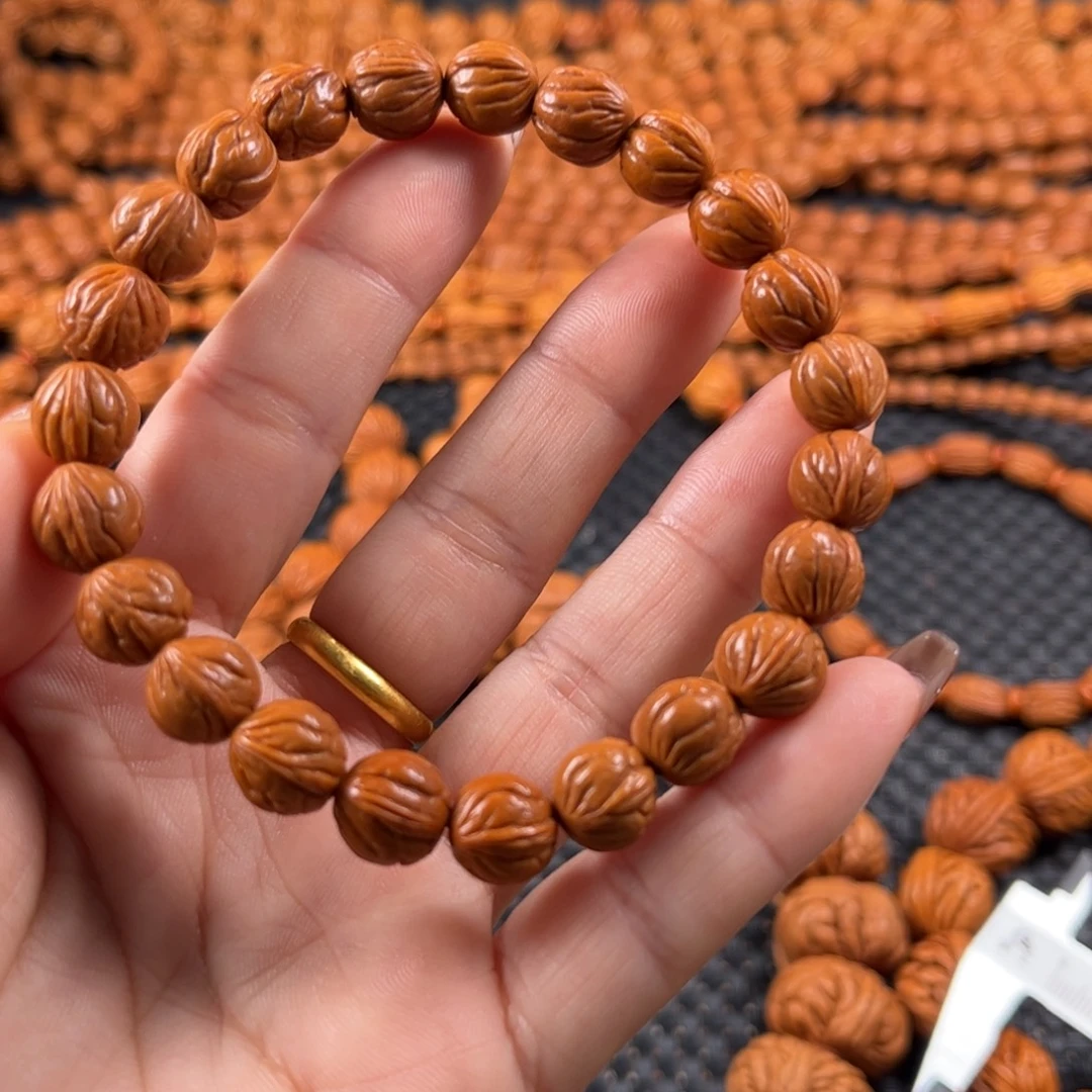 桃核手串Y28链接手串