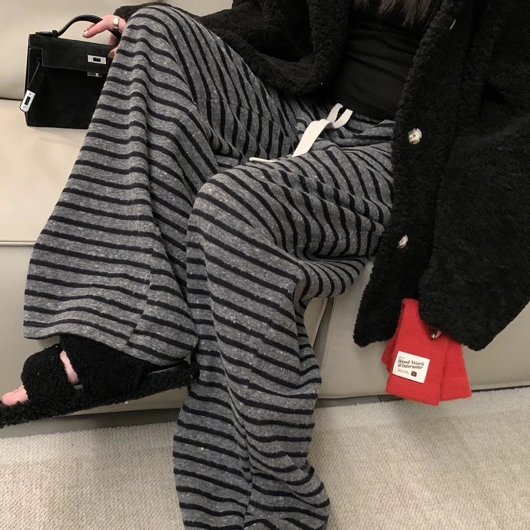 8511加厚万能条纹裤样