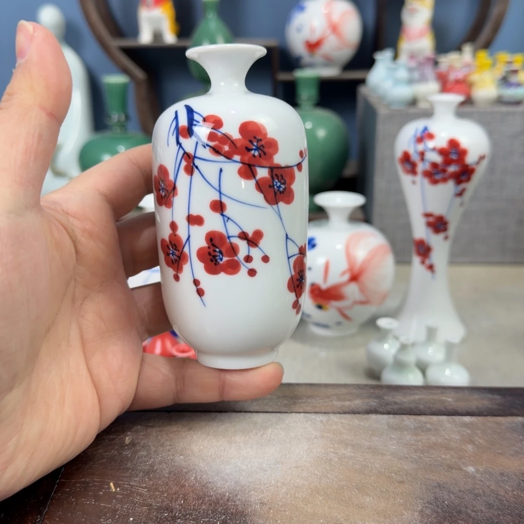 陶瓷手工小花器摆件