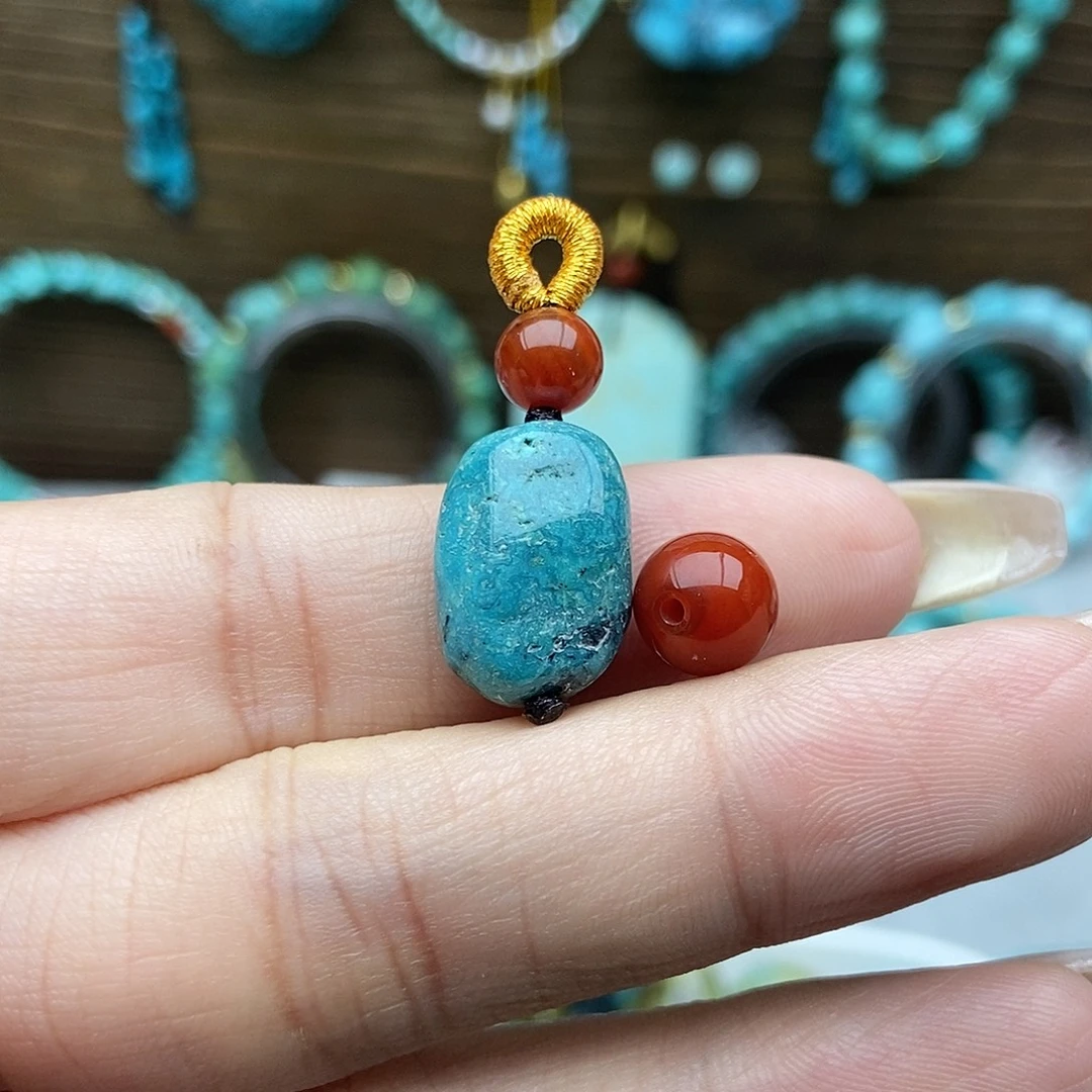 南红玛瑙未镶嵌随行侧挂