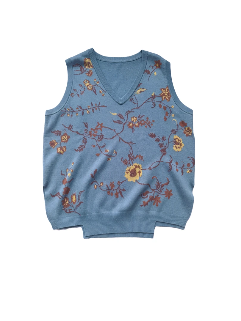 AL 挽月马甲  春蓝色