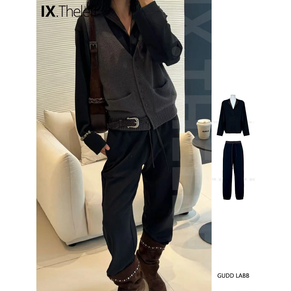 GUDDLABB 设计师品牌 半开襟空气卫衣/卫裤 IX买手店