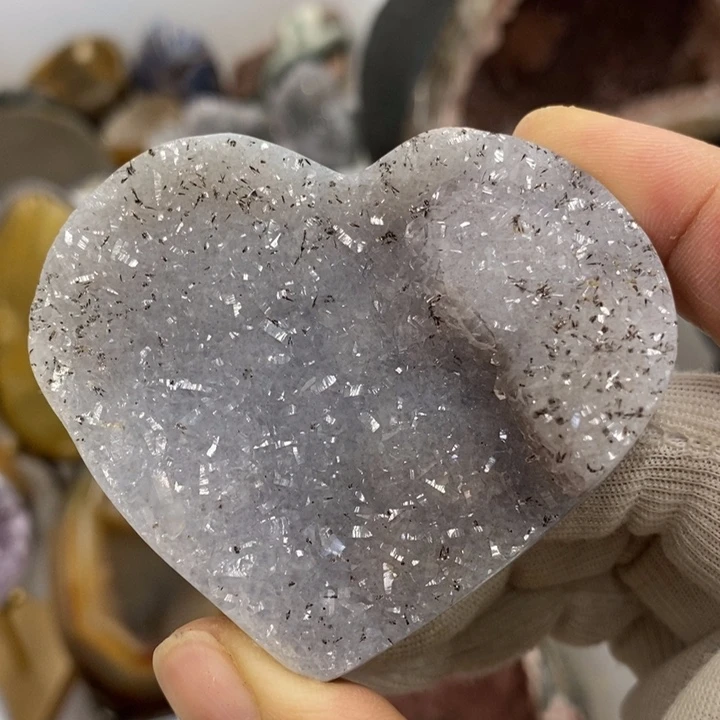 紫晶珠宝半成品未镶嵌