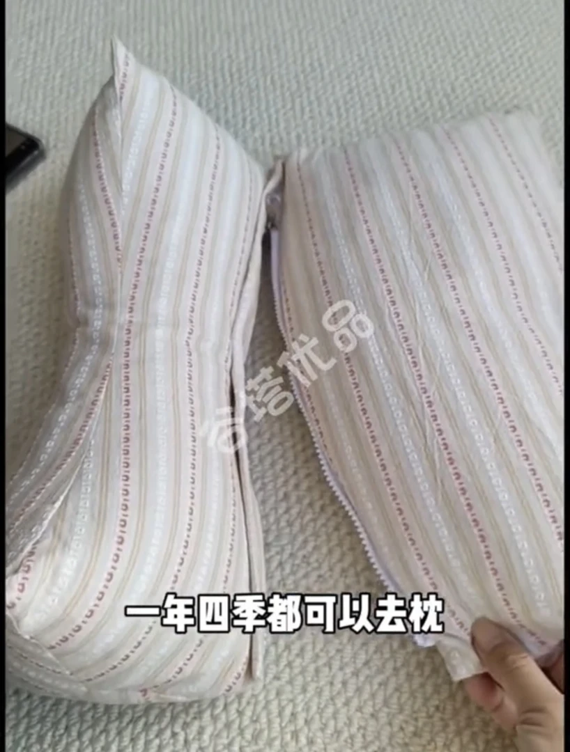 颈椎全荞麦壳组合小枕头护颈椎助睡眠单人三角颈椎硬枕睡觉护颈枕