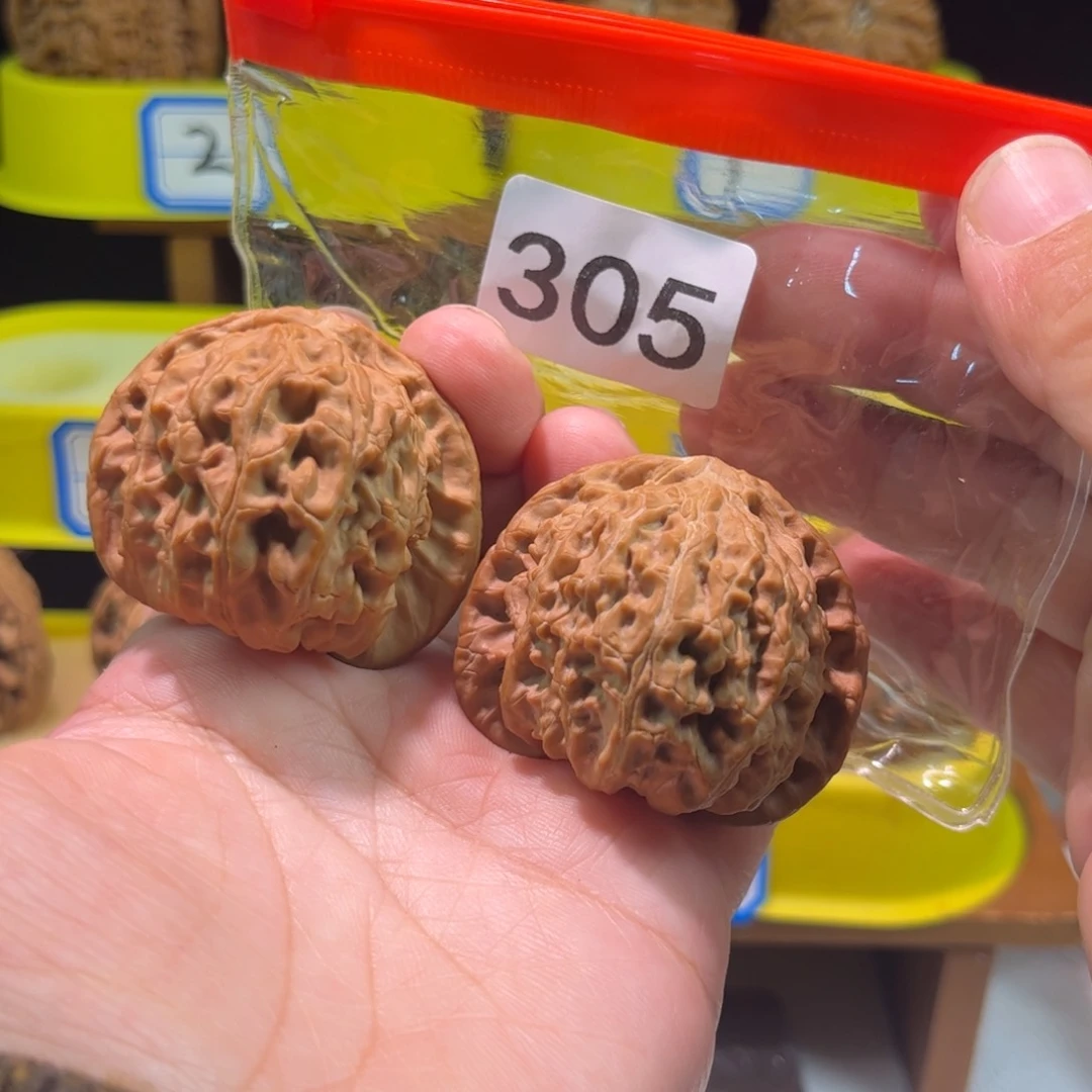 吊坠文玩核桃白狮子43