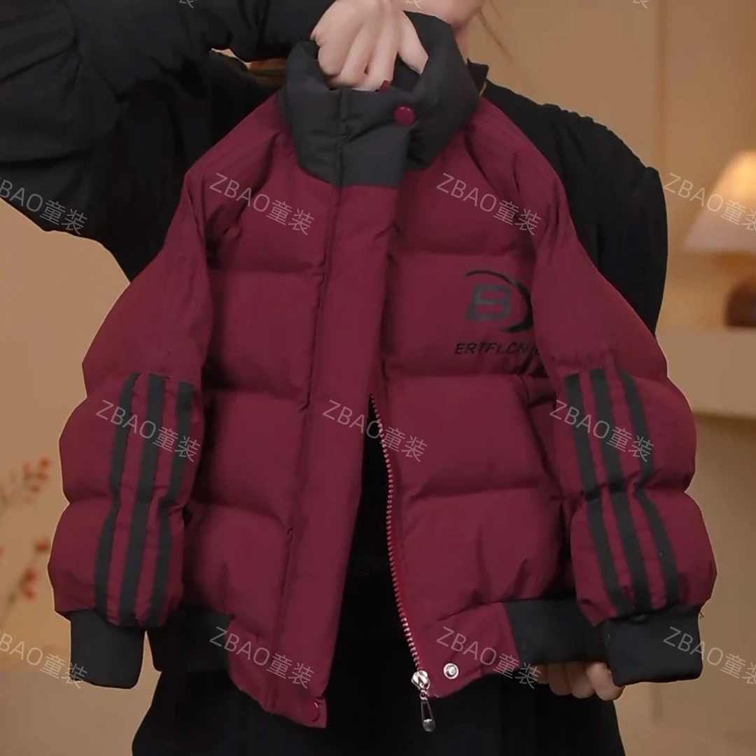 2025年儿童新款时尚洋气童装儿童加棉外套潮流