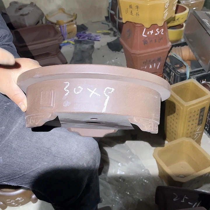 紫砂花盆紫砂等传统