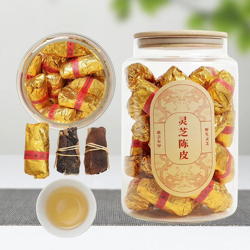【百年全福號】福灵扎 灵芝陈皮三宝福灵扎400克/罐(滋补002)