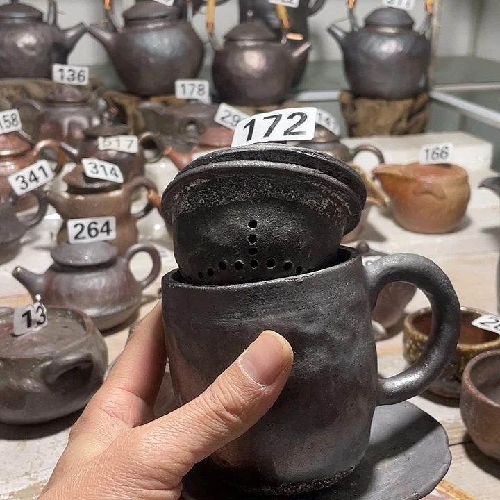 纯手工柴烧茶具精品