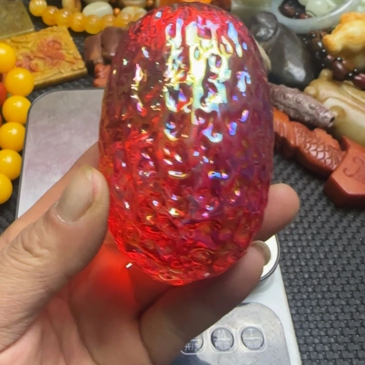 紫金钵盂菩提吊坠黄*边