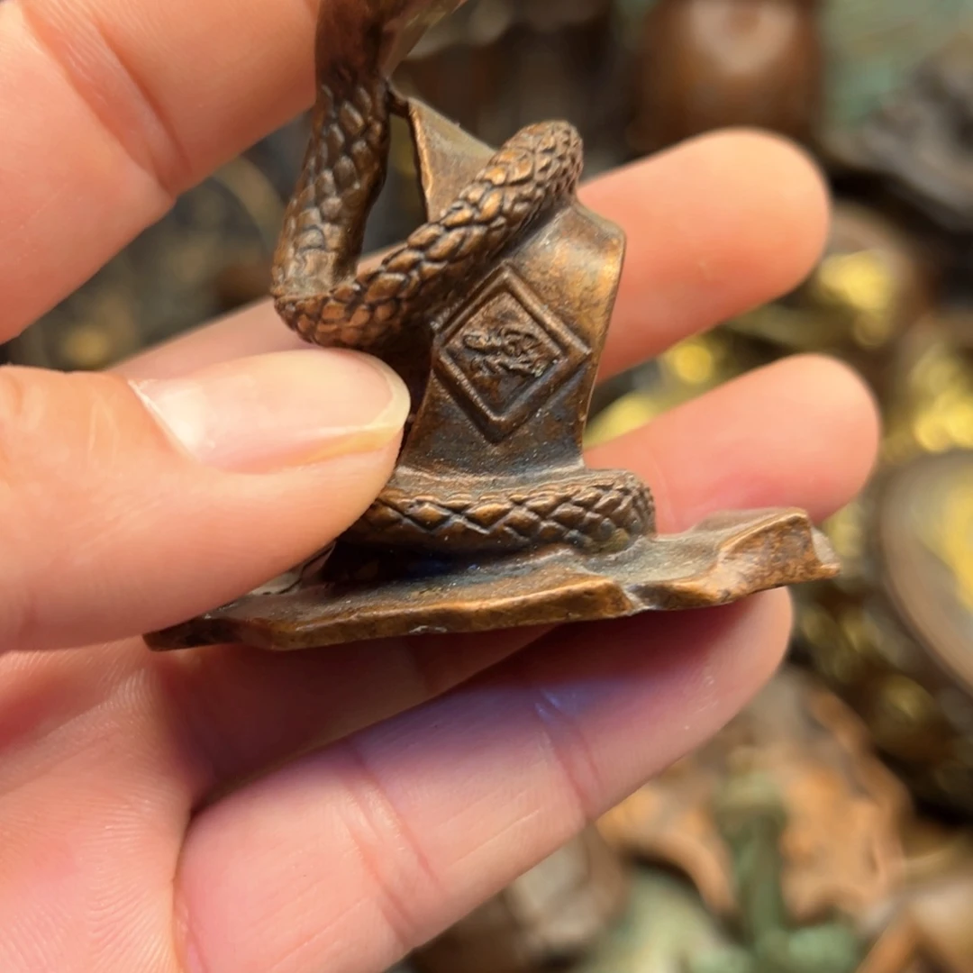 铜摆件欢迎欢迎你