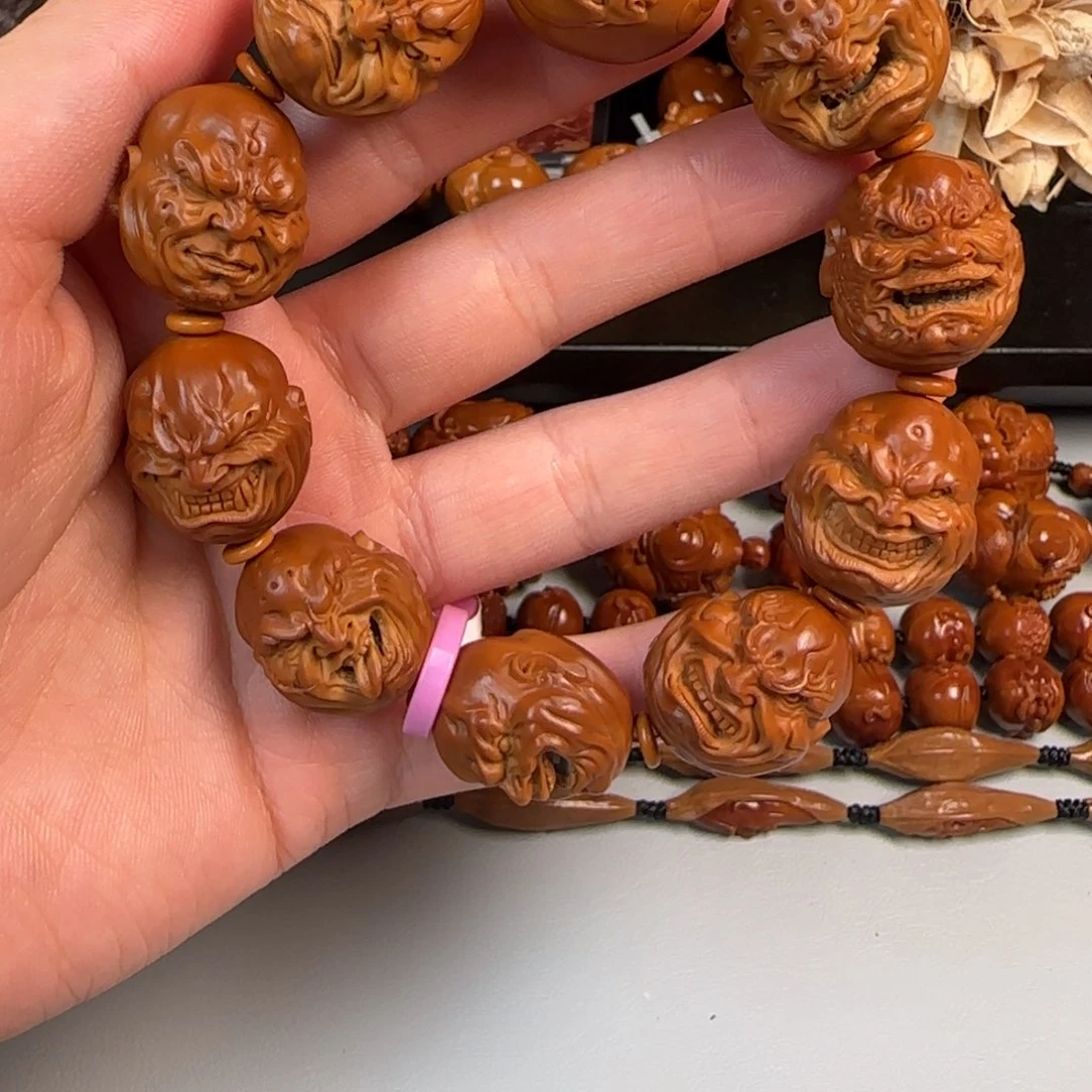 橄榄核手串/手链海军 20佛爷恶僧