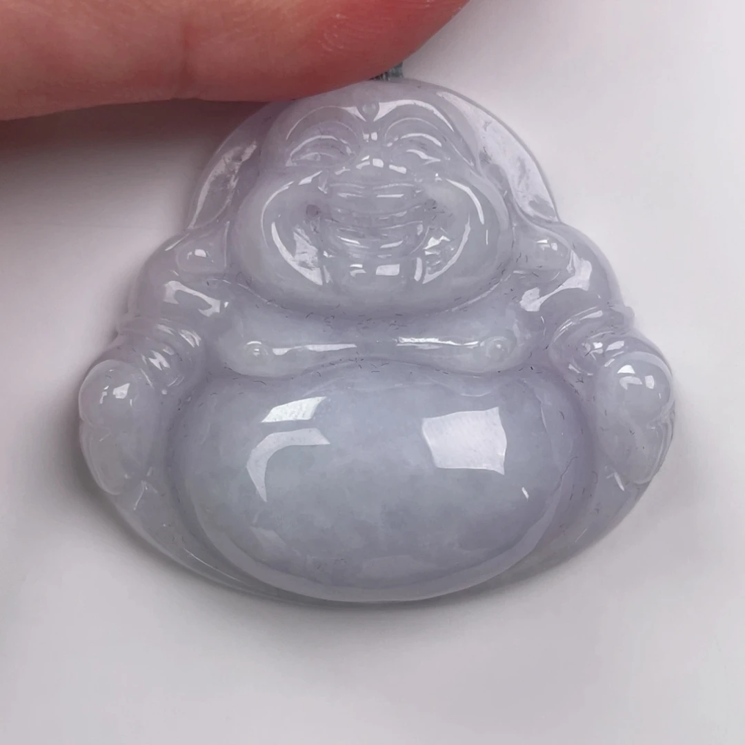 翡翠未镶嵌颈饰佛公