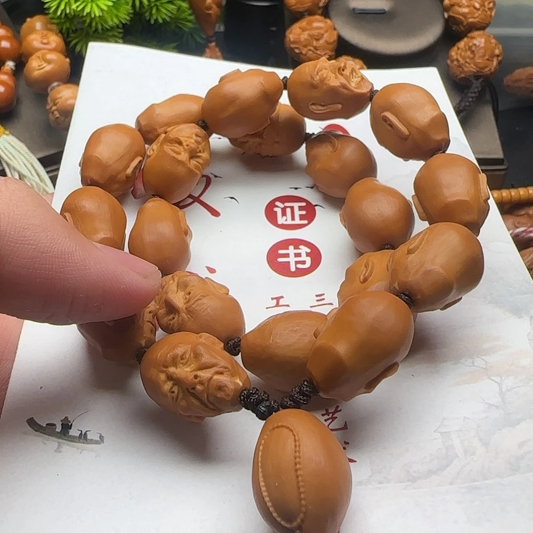 橄榄核手串/手链十八罗汉