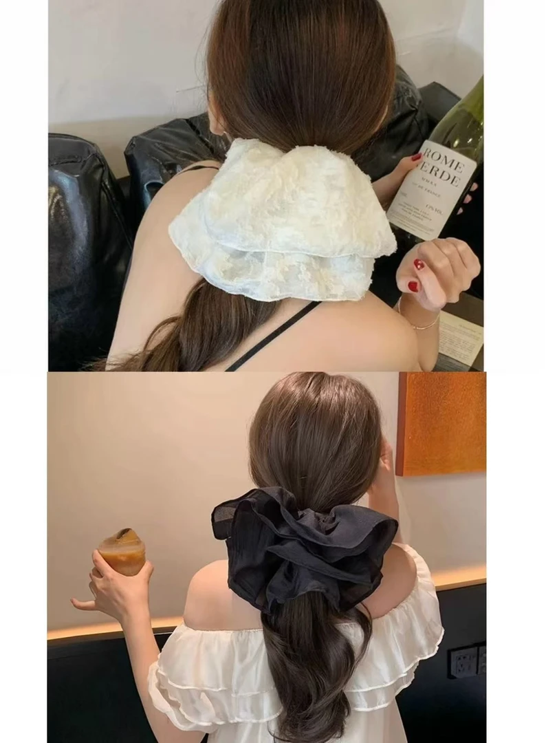 （一组两个任选全场）重工大发圈头饰气质韩妹百搭发饰复古法式简约