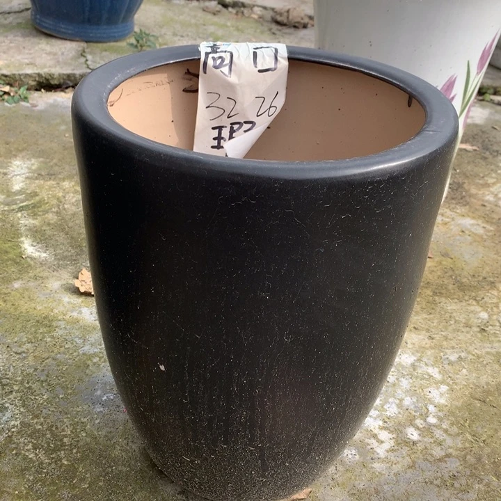 花盆陶瓷盆子弹头中号