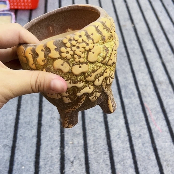 有孔.多肉陶瓷花盆！