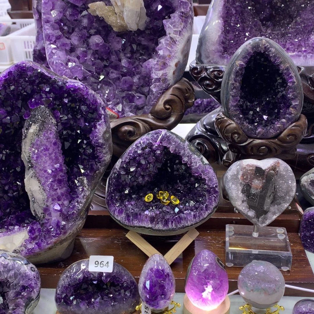 紫晶大型摆件（非配饰）未镶嵌