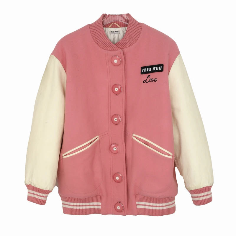 MIU MIU/缪缪 羊毛棒球服加厚女士外套秋冬ML503/1RX3F06538