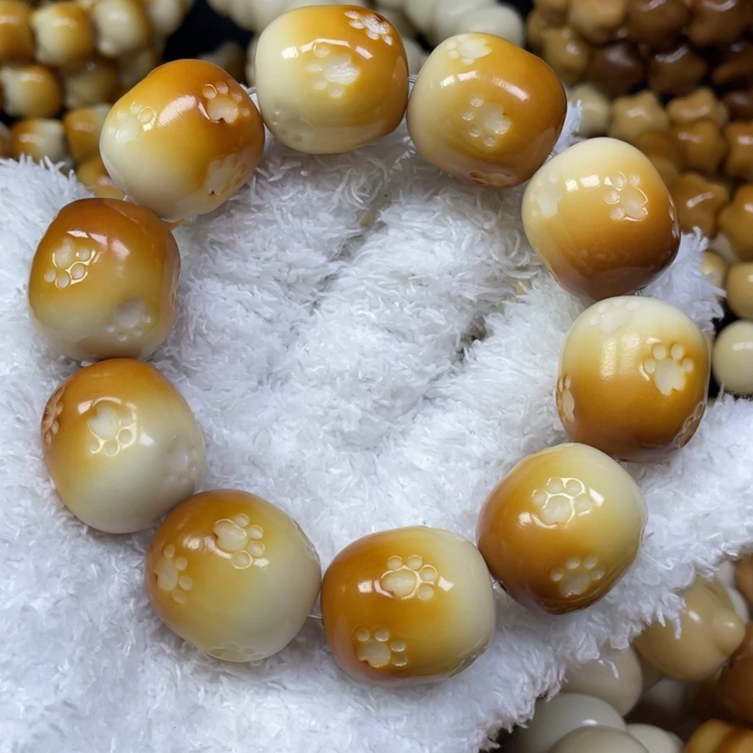 菩提根/象牙果手串11.11.36踩雪桶