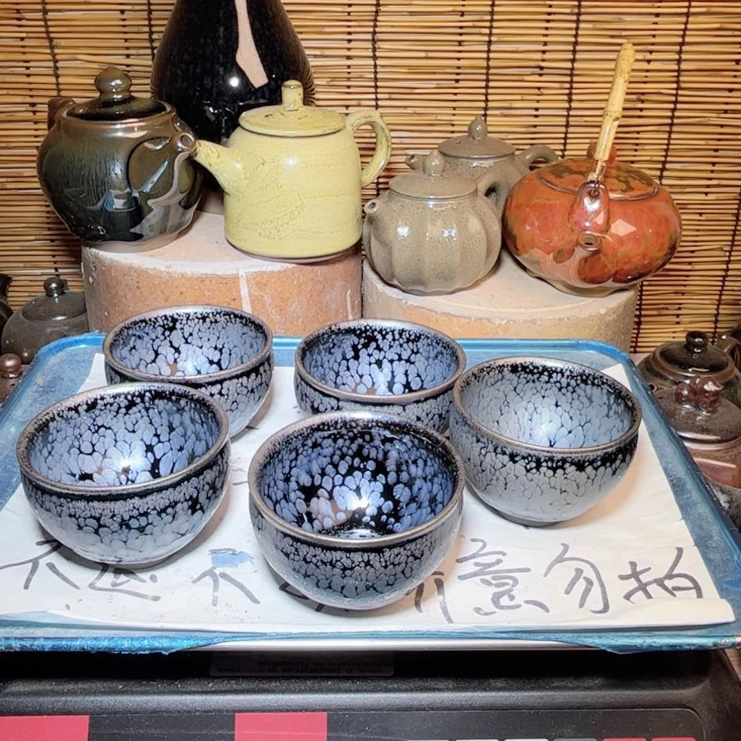 茶盏建窑建盏 微瑕作品