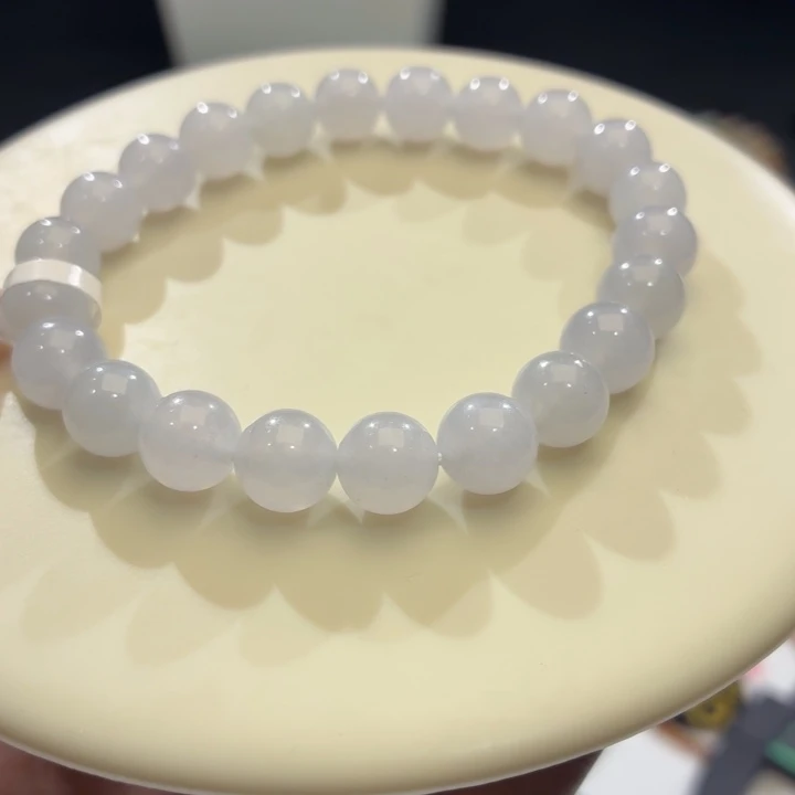 翡翠未镶嵌手链卡8.7