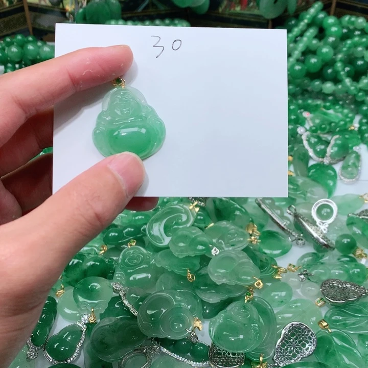 石英质玉颈饰银S925镶嵌小**.