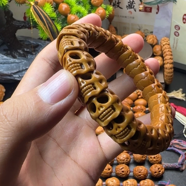 手串/手链橄榄核骷髅
