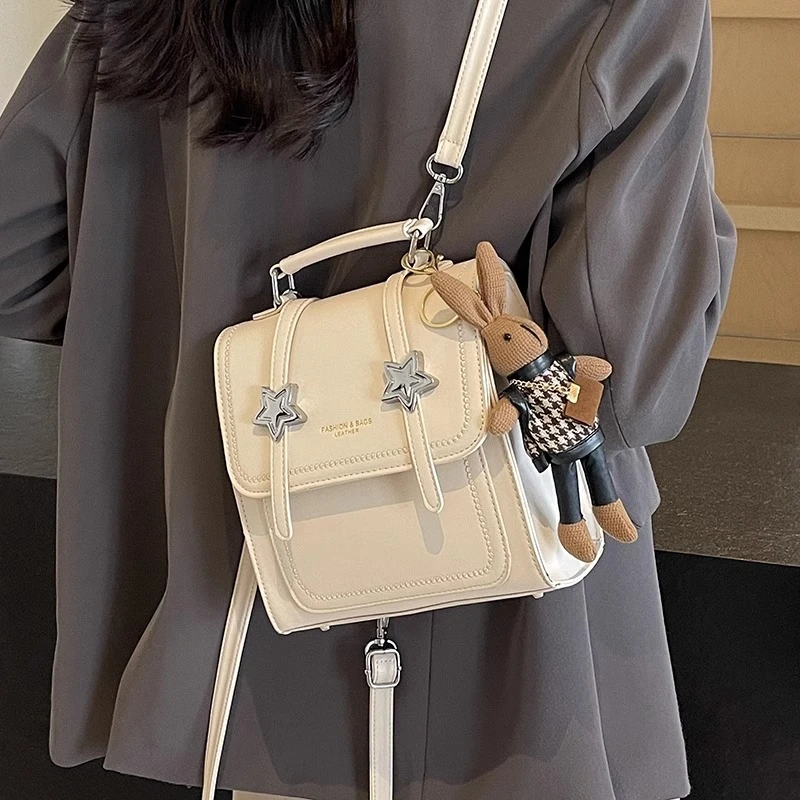 双肩包小型2025新款防水设计感小众旅游轻便书包女ins外出小背包