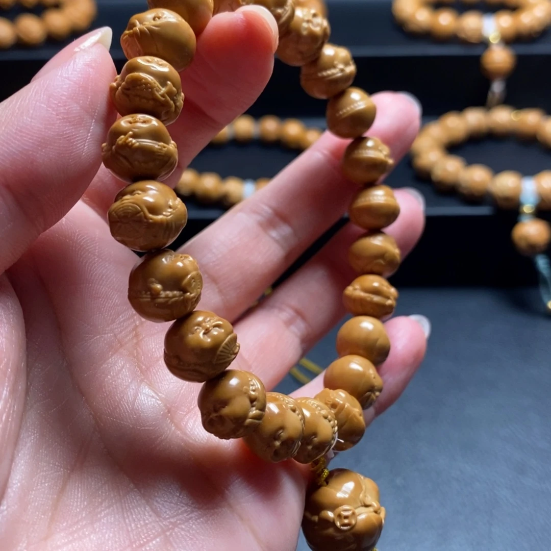 猴头核桃手串地主小弥勒10+