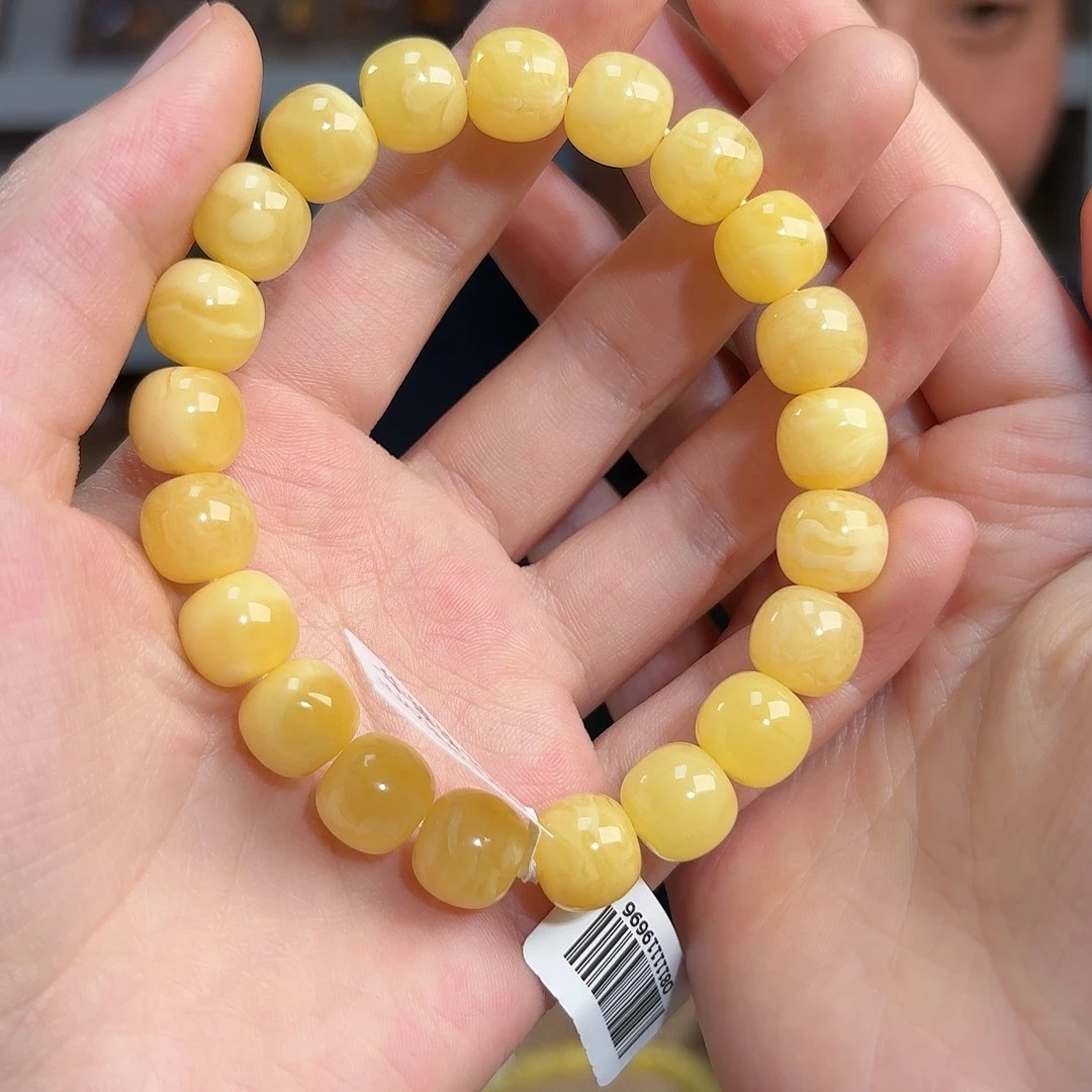 琥珀颈饰未镶嵌tx938高桩老型手串