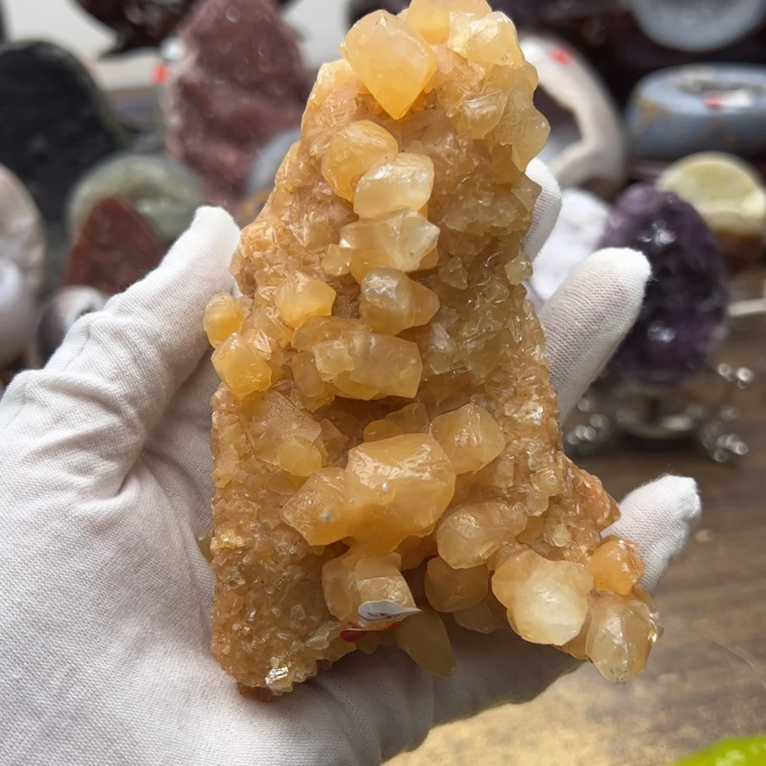 未镶嵌珠宝半成品水晶深黄色52