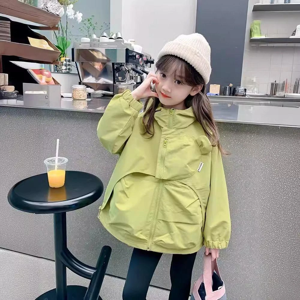 妈妈优选女童外套春秋2025新款洋气网红儿童春款上衣小女孩春装连