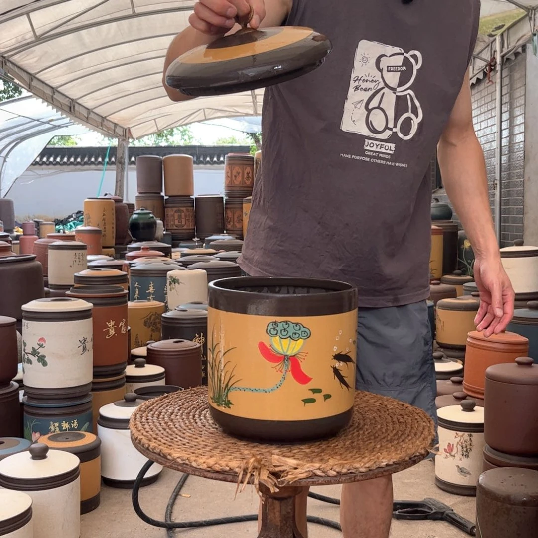 紫砂茶叶罐7 饼茶叶罐