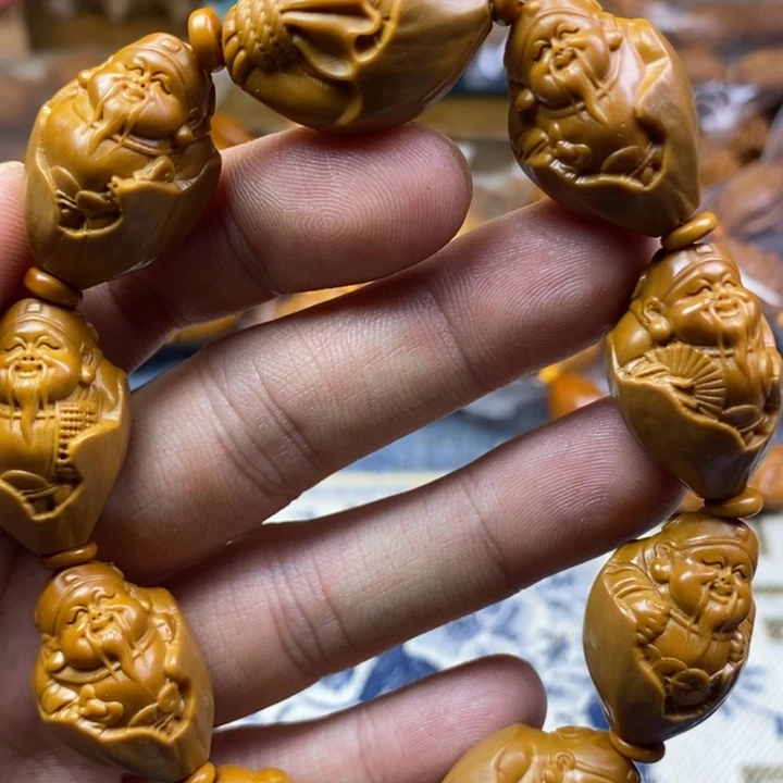 手串/手链橄榄核橄榄核雕工艺手串