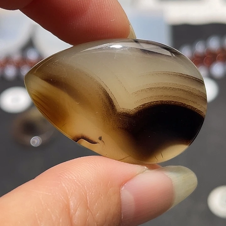 玛瑙/玉髓未镶嵌吊坠(不含链)