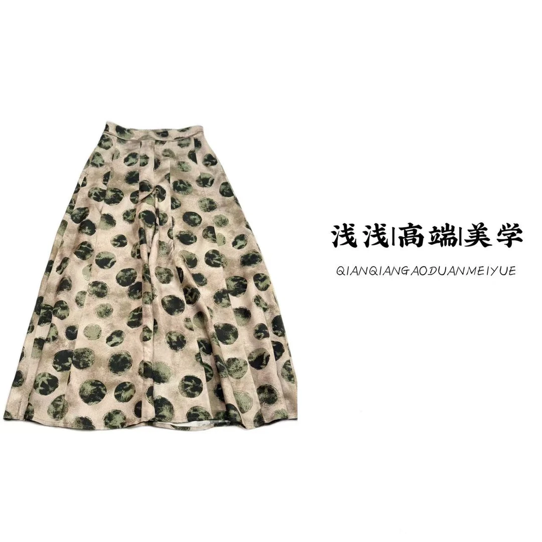 『锦瑟』夏季中式复古中国风气质松紧腰桑蚕丝休闲百搭裤