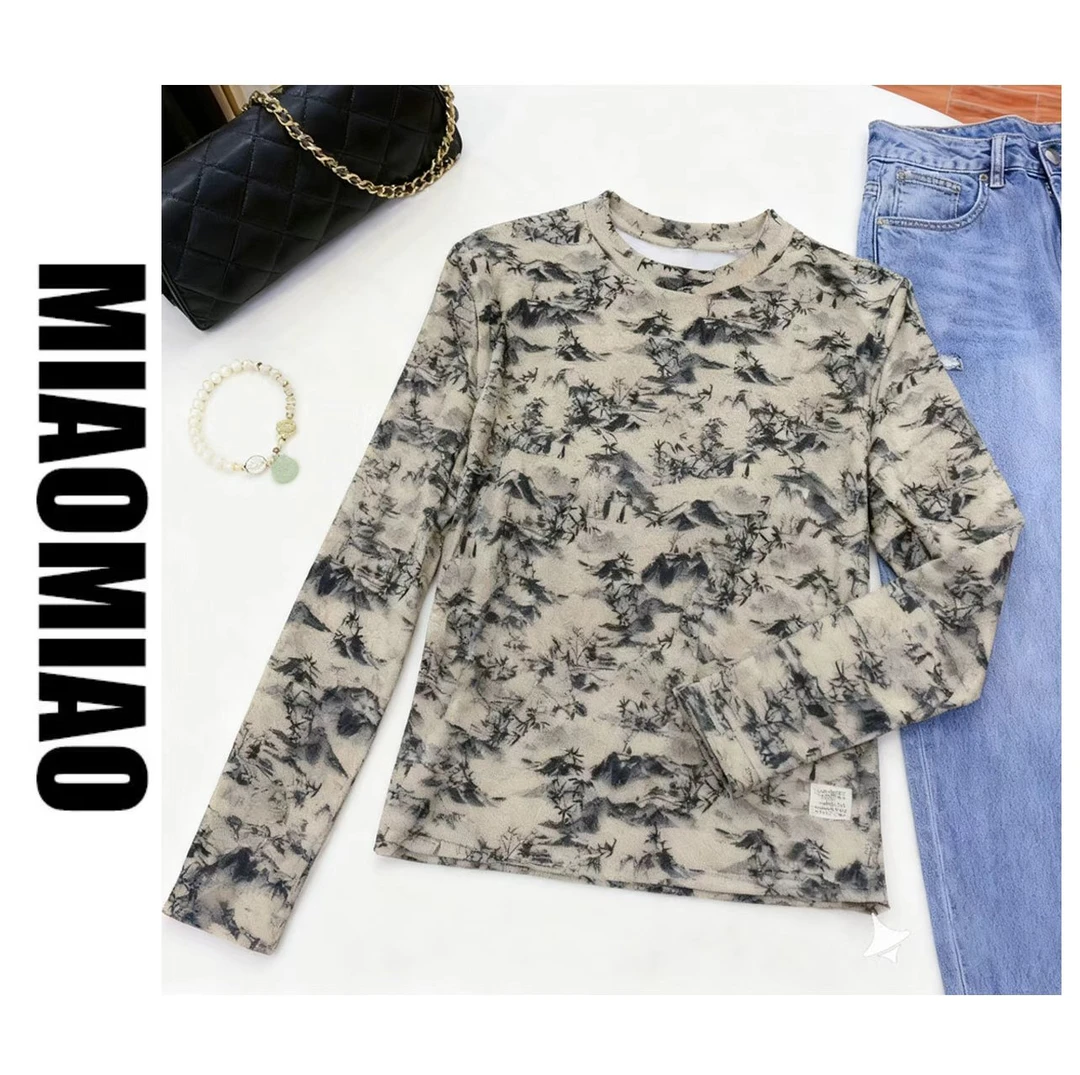 【德绒3D印花】 基础不挑人款 秋冬时尚 设计感 简约百搭打低衫保暖