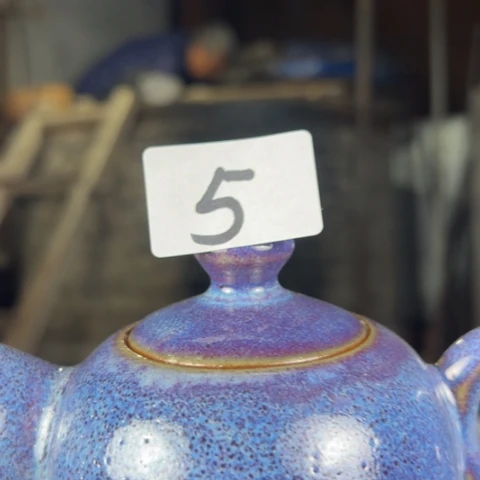 好***安摆件陶犊泉钧窑作品欣赏