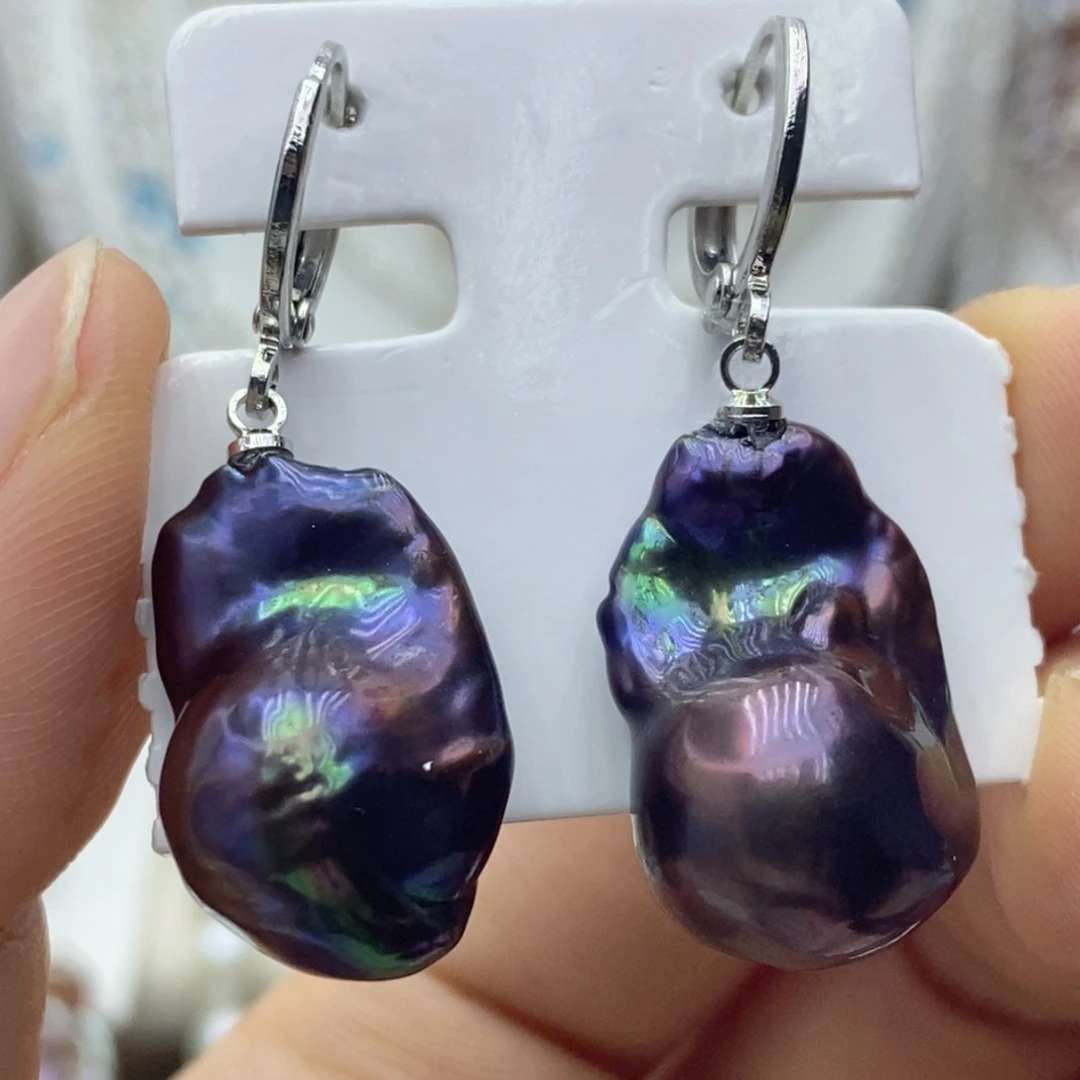 未镶嵌淡水珍珠耳饰