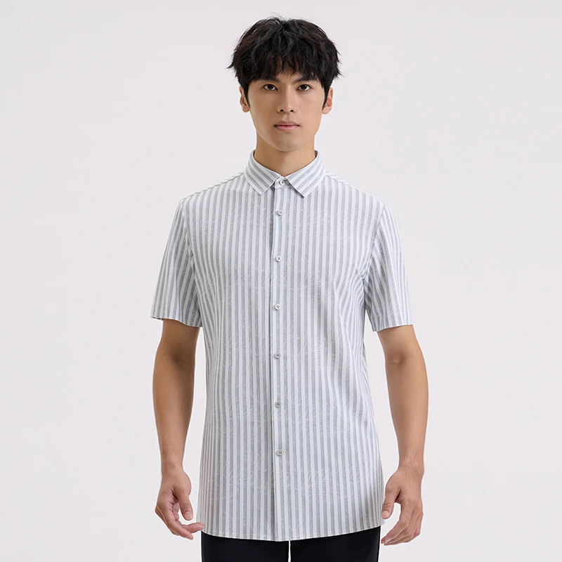 专柜春夏/柒牌/商务短袖衬衫/726A71370