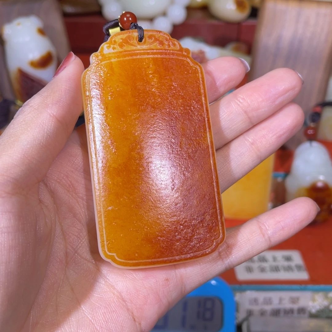 传***化和田玉未镶嵌挂件