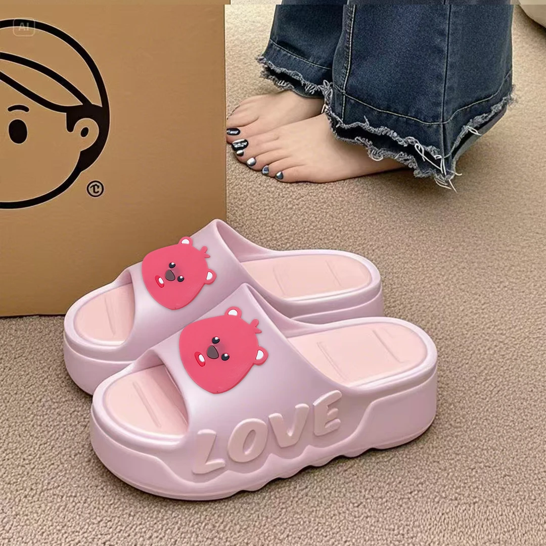 厚底家居ins拖鞋室内外穿时尚拖鞋女士夏季增高防滑网红浴室凉