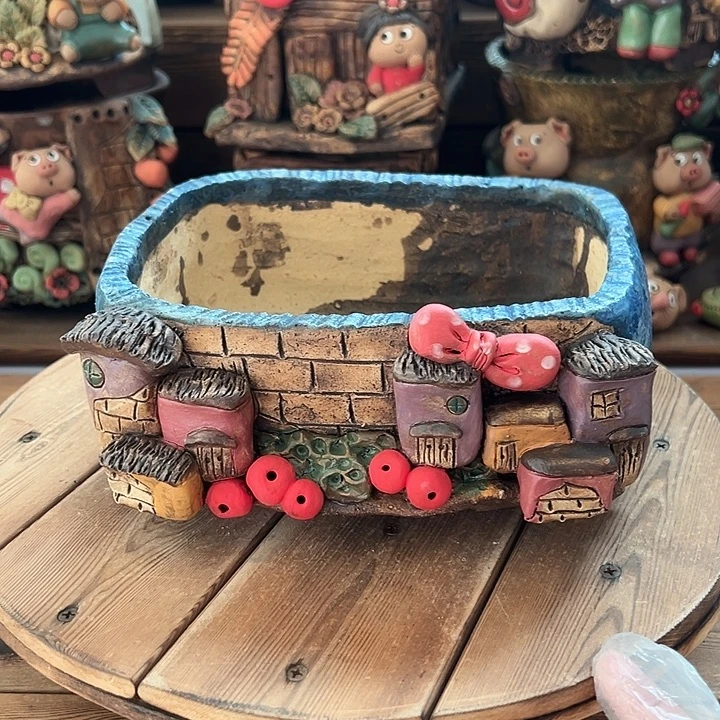 嘻哈多肉花盆百搭