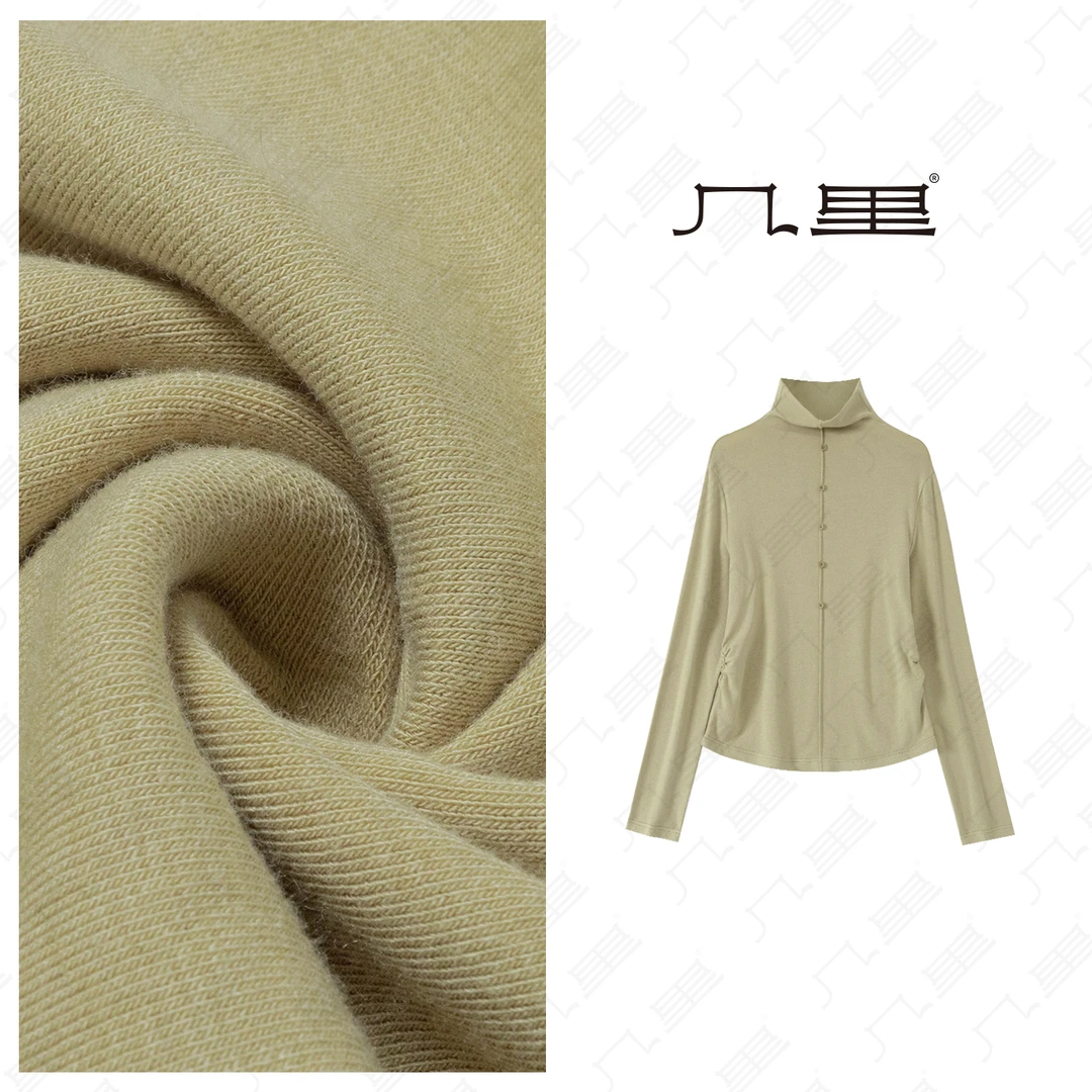 几里与麻【糯糯肤感】长袖休闲打底衫 衣长64 胸围83 1111642