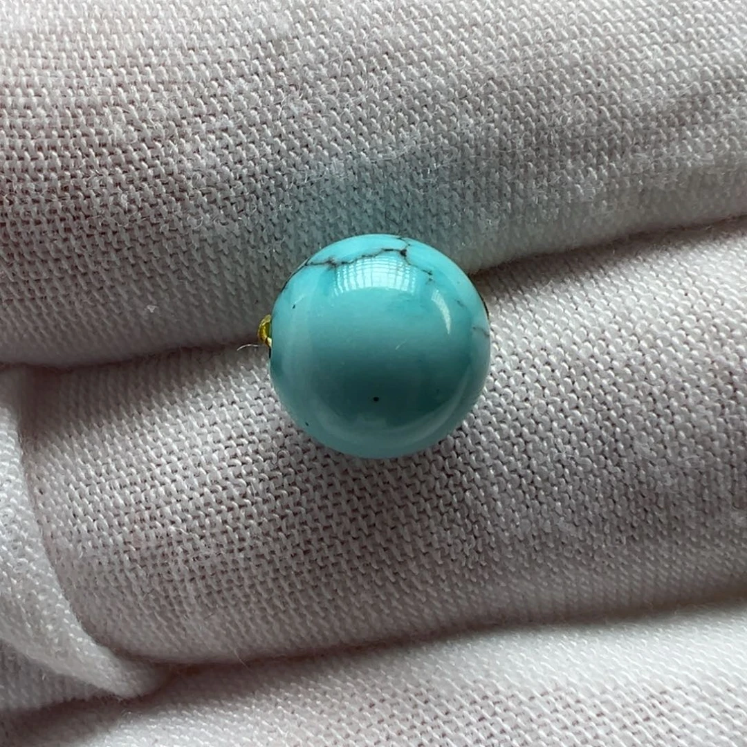 绿松石未镶嵌配饰圆珠8.8mm