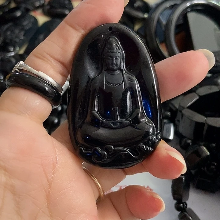 颈饰未镶嵌翡翠墨翠