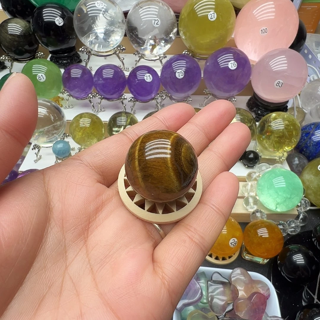 水晶未镶嵌珠宝半成品