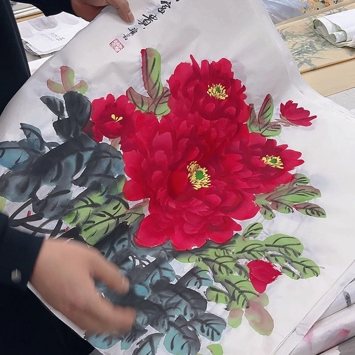 国画纯手绘字画宣纸