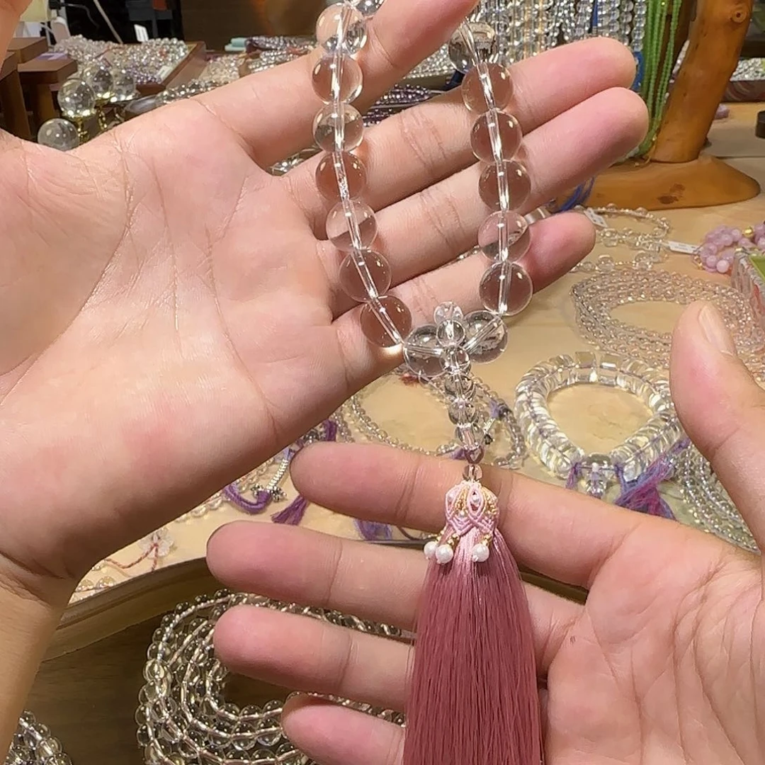 江***你水晶手串未镶嵌白水晶